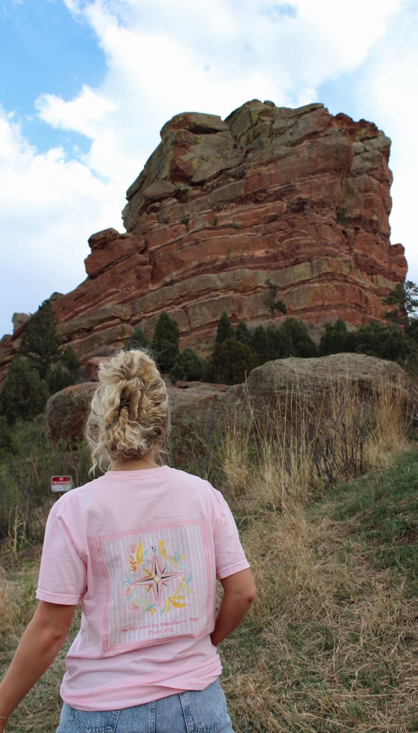 His Love Stretches from East to West T-Shirt