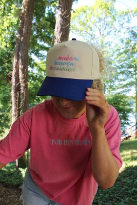 Make Heaven Crowded Embroidered Hat
