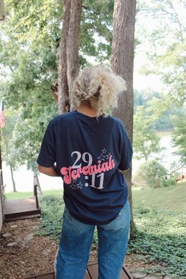 Jeremiah 29:11 Navy T-Shirt