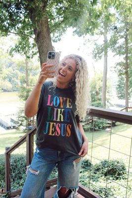 Love Like Jesus Polka Dot T-Shirt