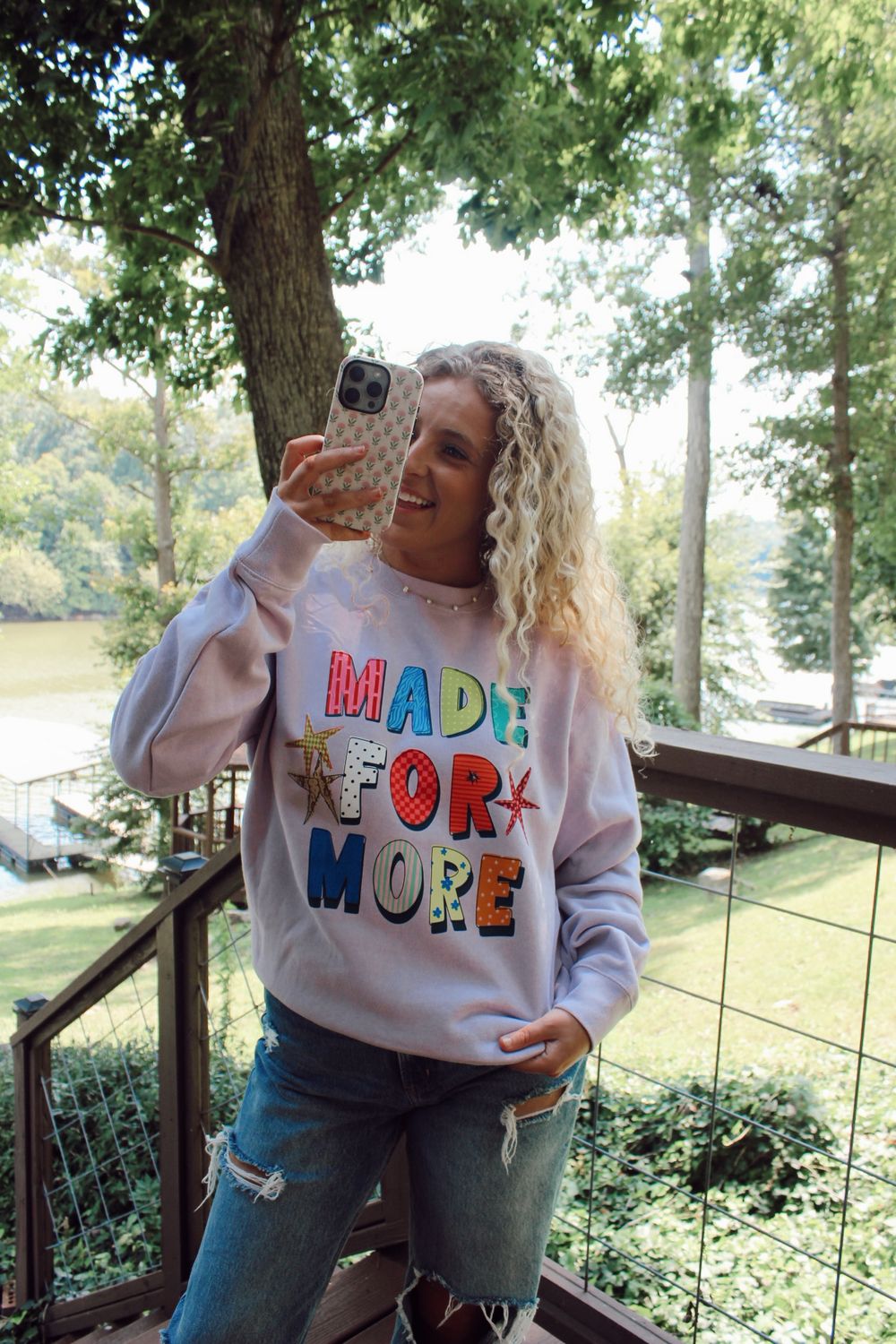 Made For More Lavender Sweatshirt