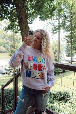 Made For More Lavender Sweatshirt
