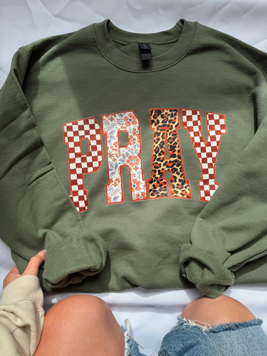 PRAY Fall Pattern Sweatshirt