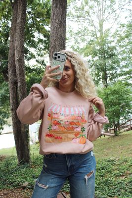 Take What You Need Pumpkin Stand Sweatshirt