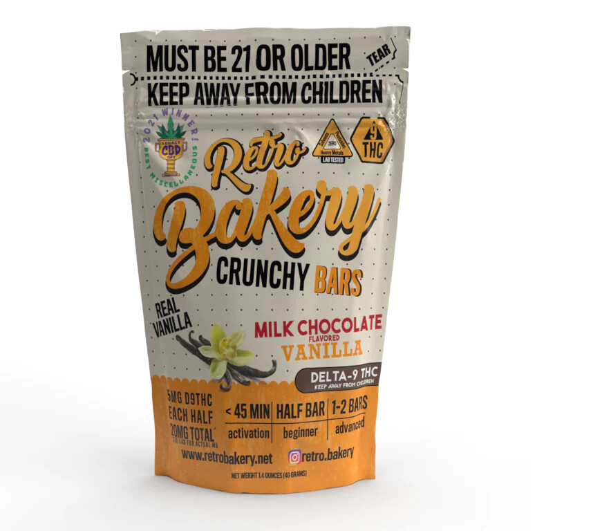 Crunchy Bars Milk Chocolate Vanilla