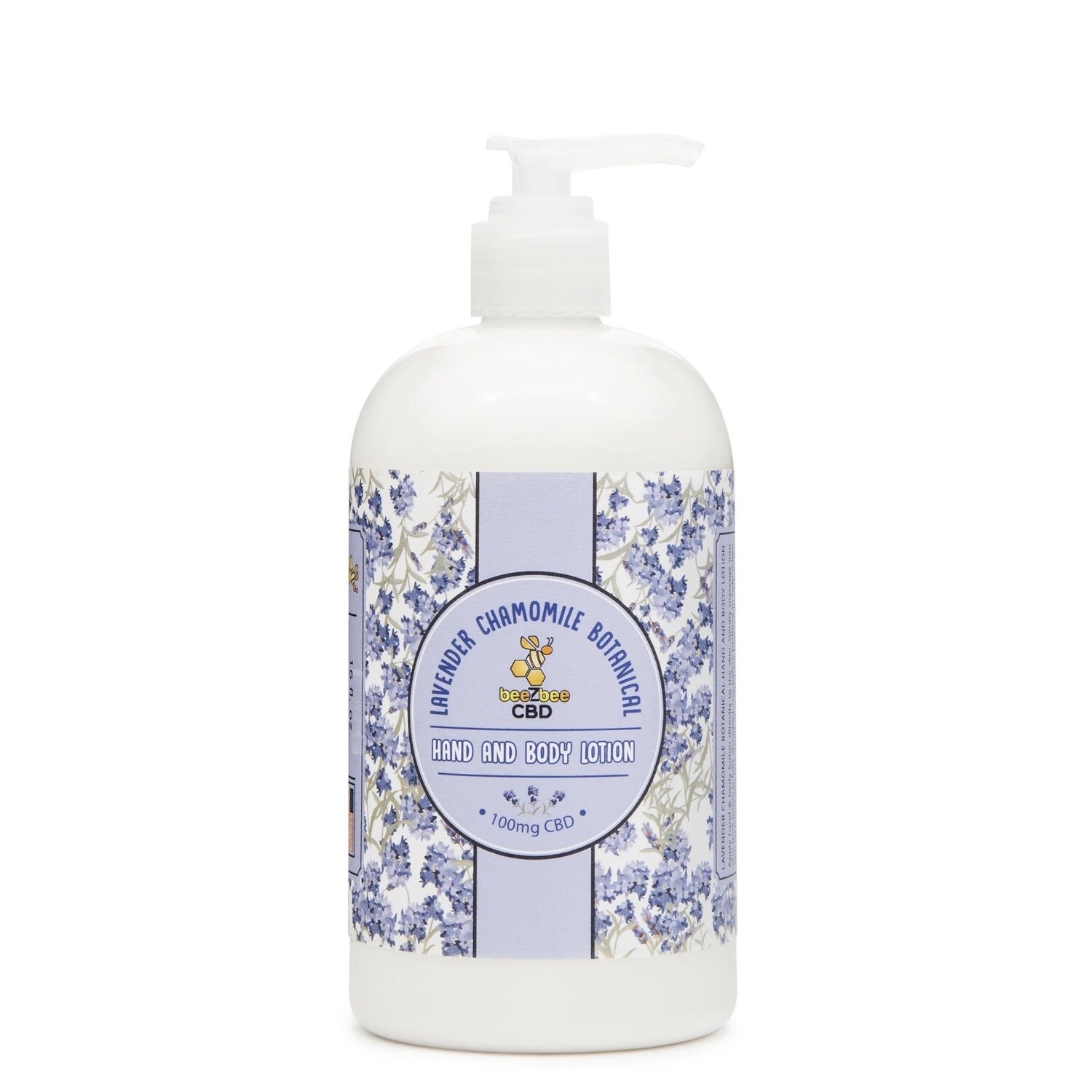 CBD Hand &amp; Body Lotion, Scent: Lavender &amp; Chamomile