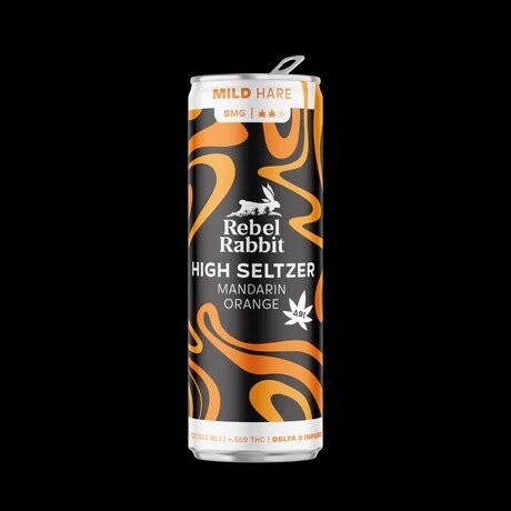 Rebel Rabbit Seltzer, Flavor: Mandarin Orange