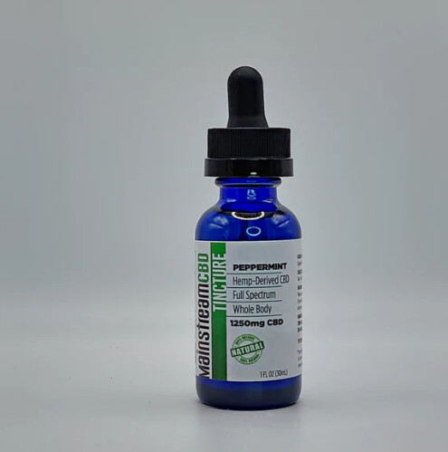 Mainstream CBD Full Spectrum Tincture, Flavor: Peppermint