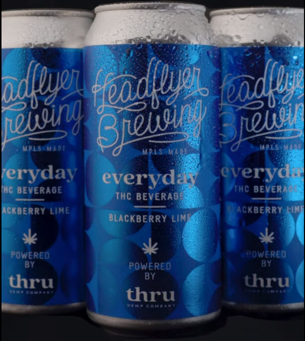 Headflyer Everyday THC Beverage, Flavor: Blackberry Lime