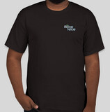 The Mellow Fellow T-Shirt, Color: Black, Design: MF Small Chest Logo, Size: Small