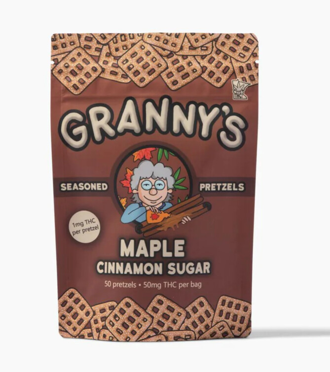Granny's Pretzels - Maple Cinnamon, Flavor: Maple Cinnamon Sugar