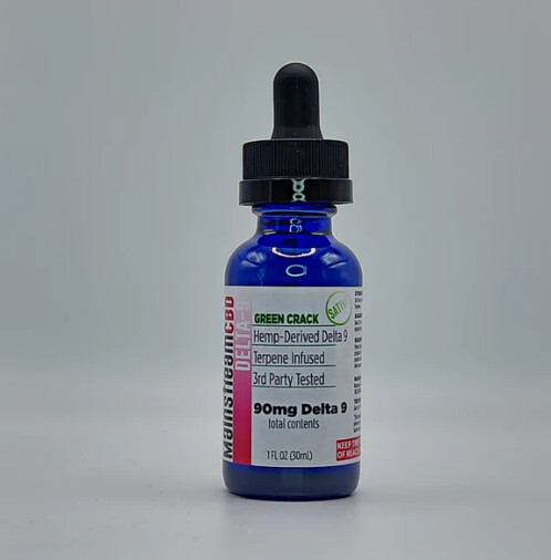 Mainstream Delta-9 THC Tincture, Strain: Green Crack (Sativa), Strength: 50mg