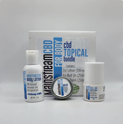 Mainstream CBD Topical Bundle