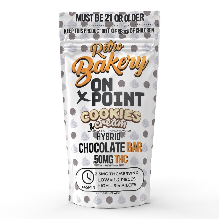 Cookies &amp; Cream White Milk Chocolate Bar