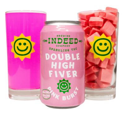 Indeed Double High Fiver Pink Burst THC Beverage (10mg)