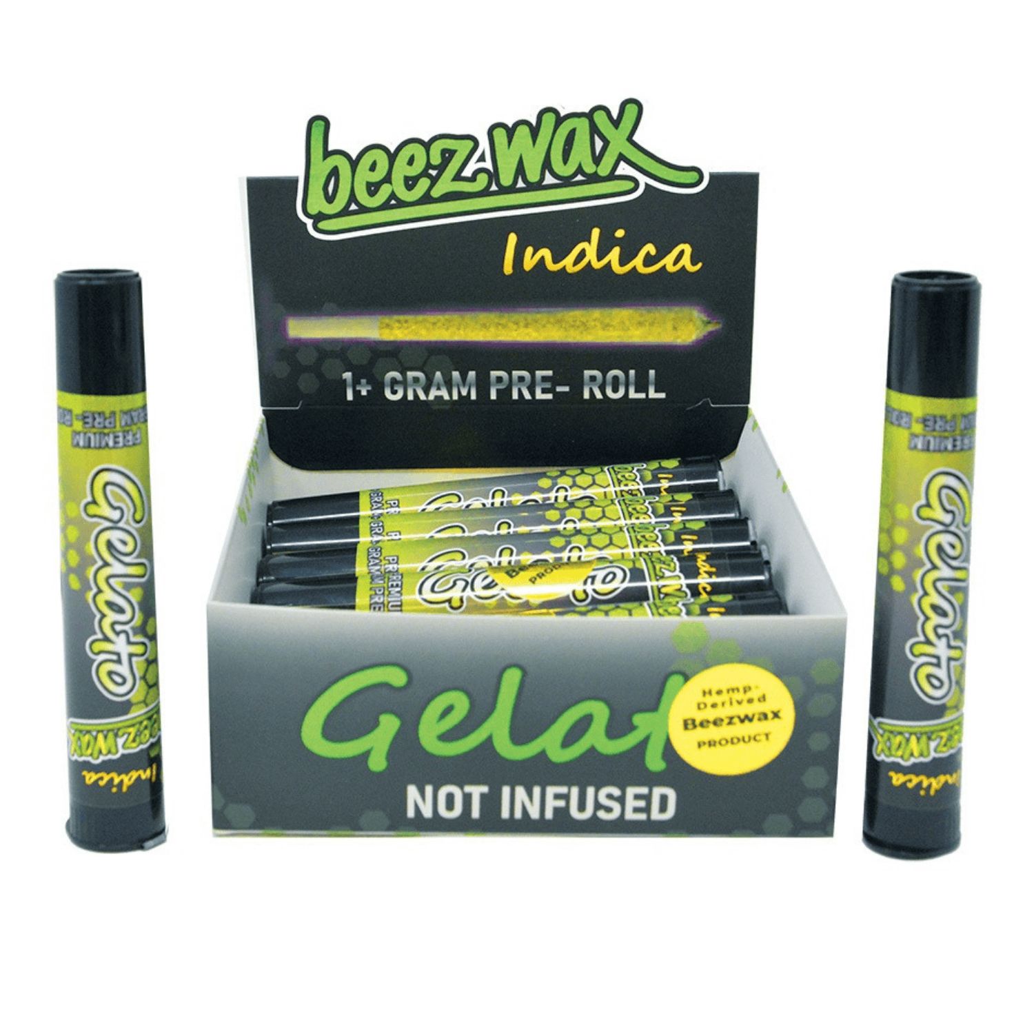 Beezwax 1g Pre-Roll, Strain: Gelato (Indica)