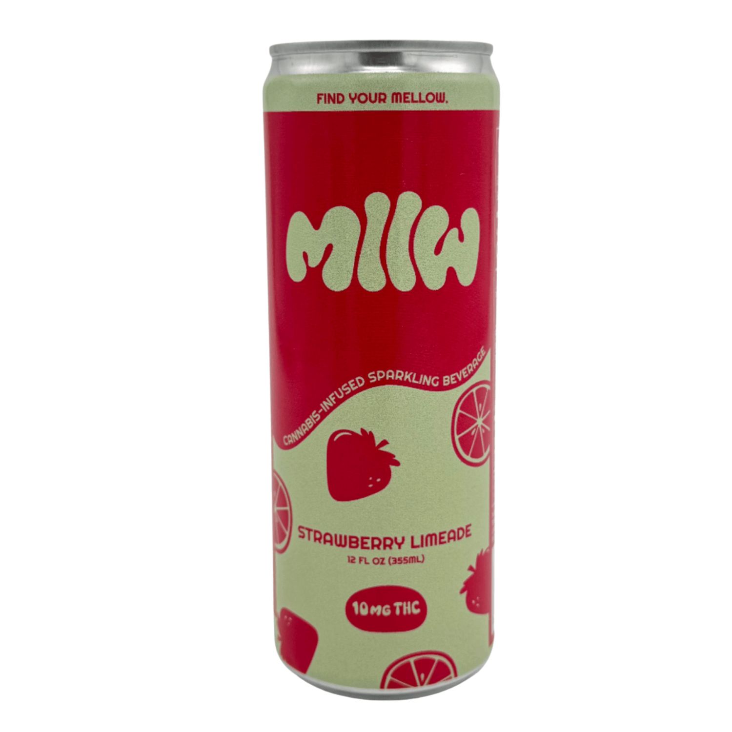 MLLW Strawberry Limeaid Seltzer (10mg THC)