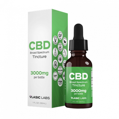 3000mg CBD broad spectrum tincture