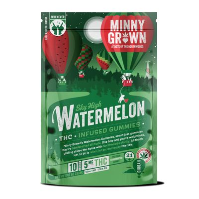 Minny Grown Sky High Watermelon Gummies