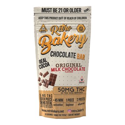 Retro Bakery Milk Chocolate Bar