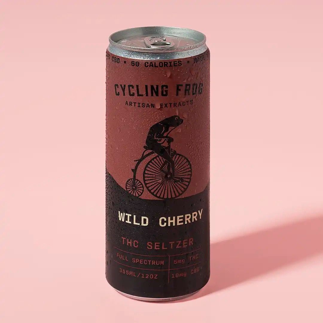 Cycling Frog Seltzers 12oz, Flavor: Wild Cherry
