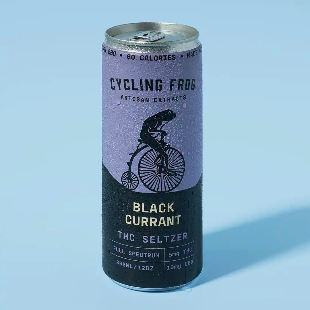 Cycling Frog Seltzers 12oz, Flavor: Black Currant