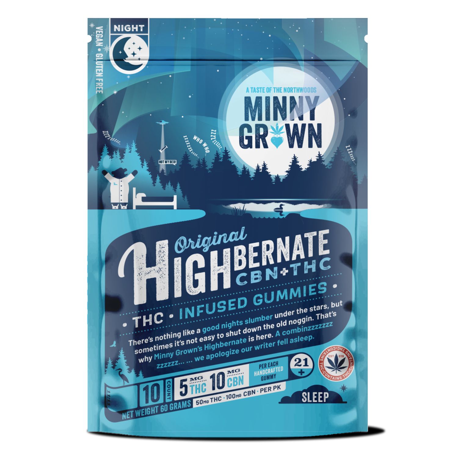 Minny Grown Highbernate OG Sleep Gummies