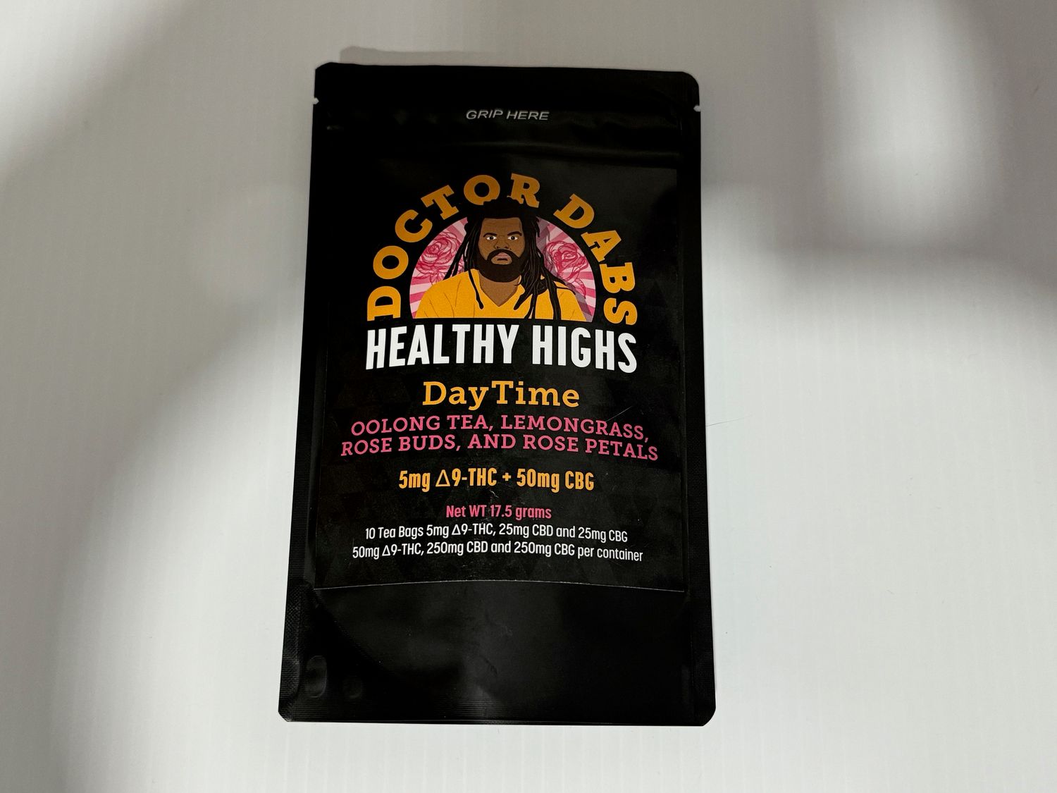 Doctor Dabs Healthy Highs Infused THC Tea, Flavor: DayTime Tea