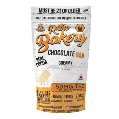 Retro Bakery Creamy White Chocolate Bar