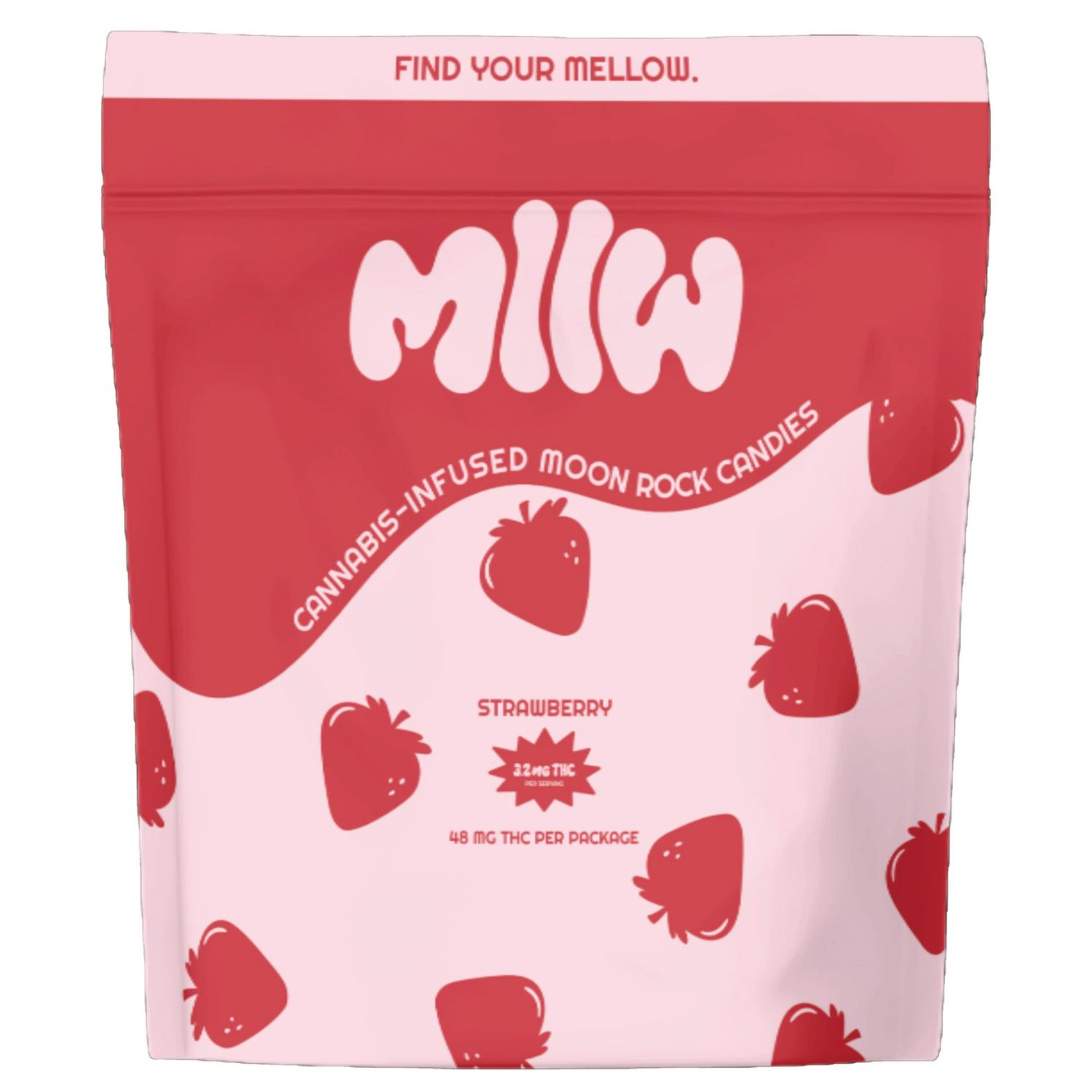 MLLW Strawberry Moon (Pop) Rocks (48mg), Flavor: Strawberry