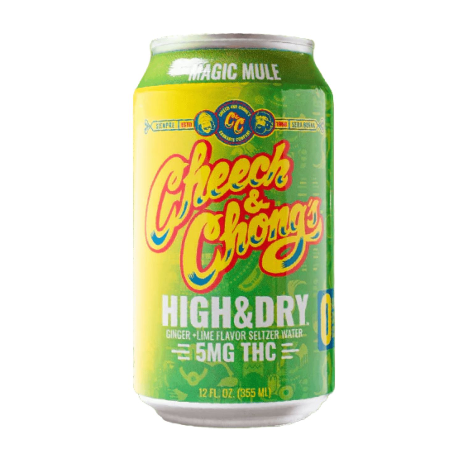 Cheech &amp; Chong’s Magic Mule Seltzer Water (5mg)