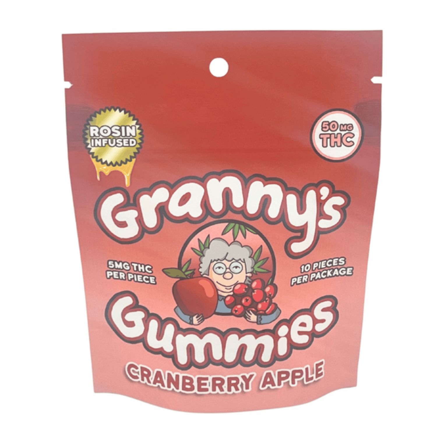 Granny's Cranberry Apple Rosin Gummies Granny's Cranberry Apple Rosin Gummies