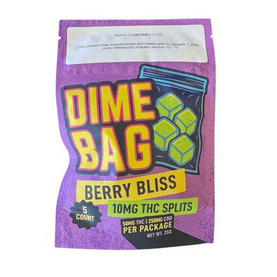 Dime Bag Gummies - Berry Bliss (50 mg)
