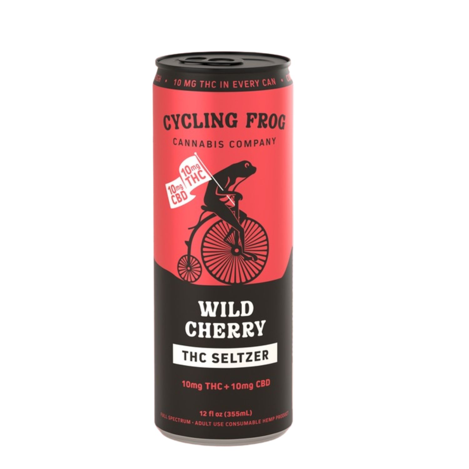 Cycling Frog Wild Cherry THC Seltzer (10mg)