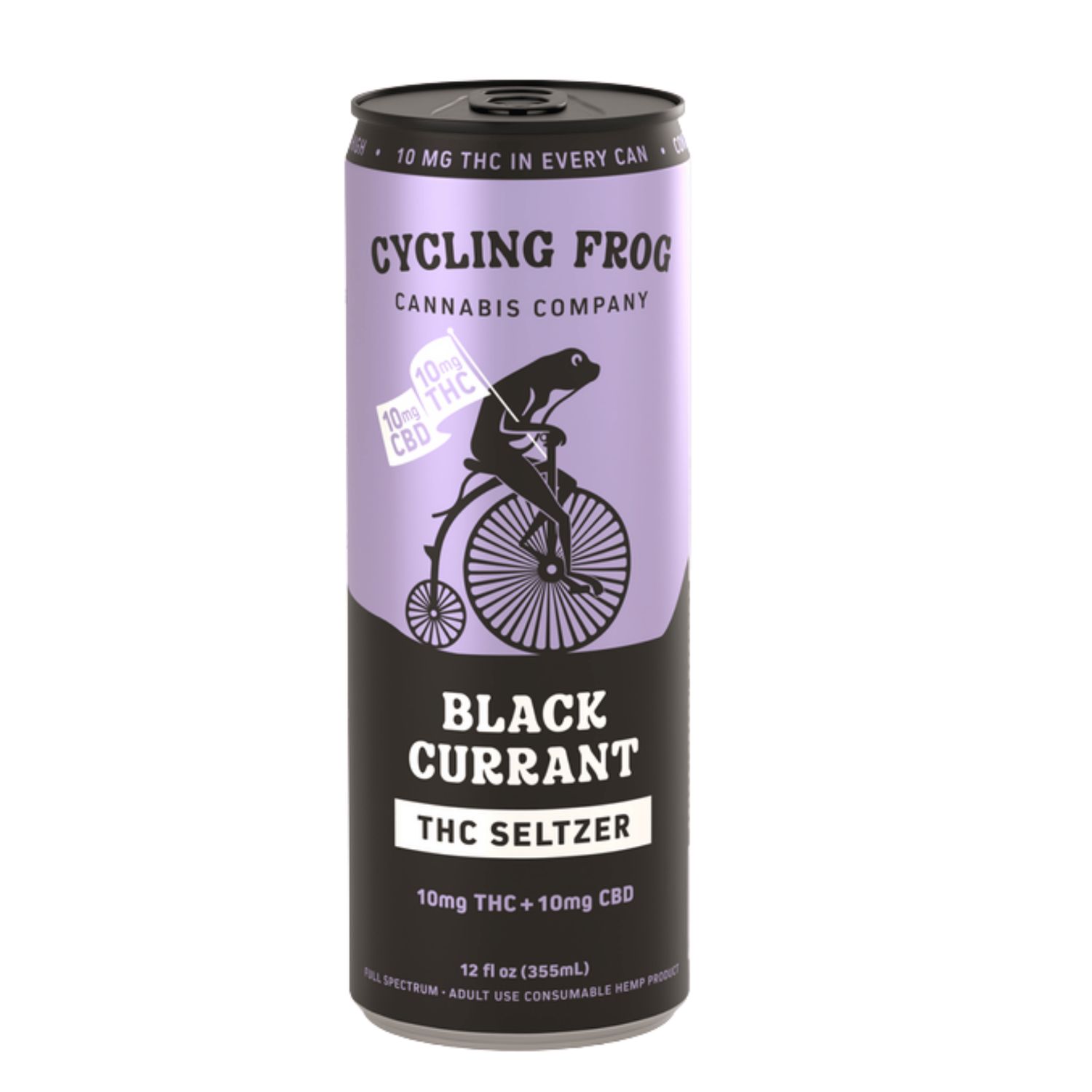 Cycling Frog Black Currant THC Seltzer (10mg)