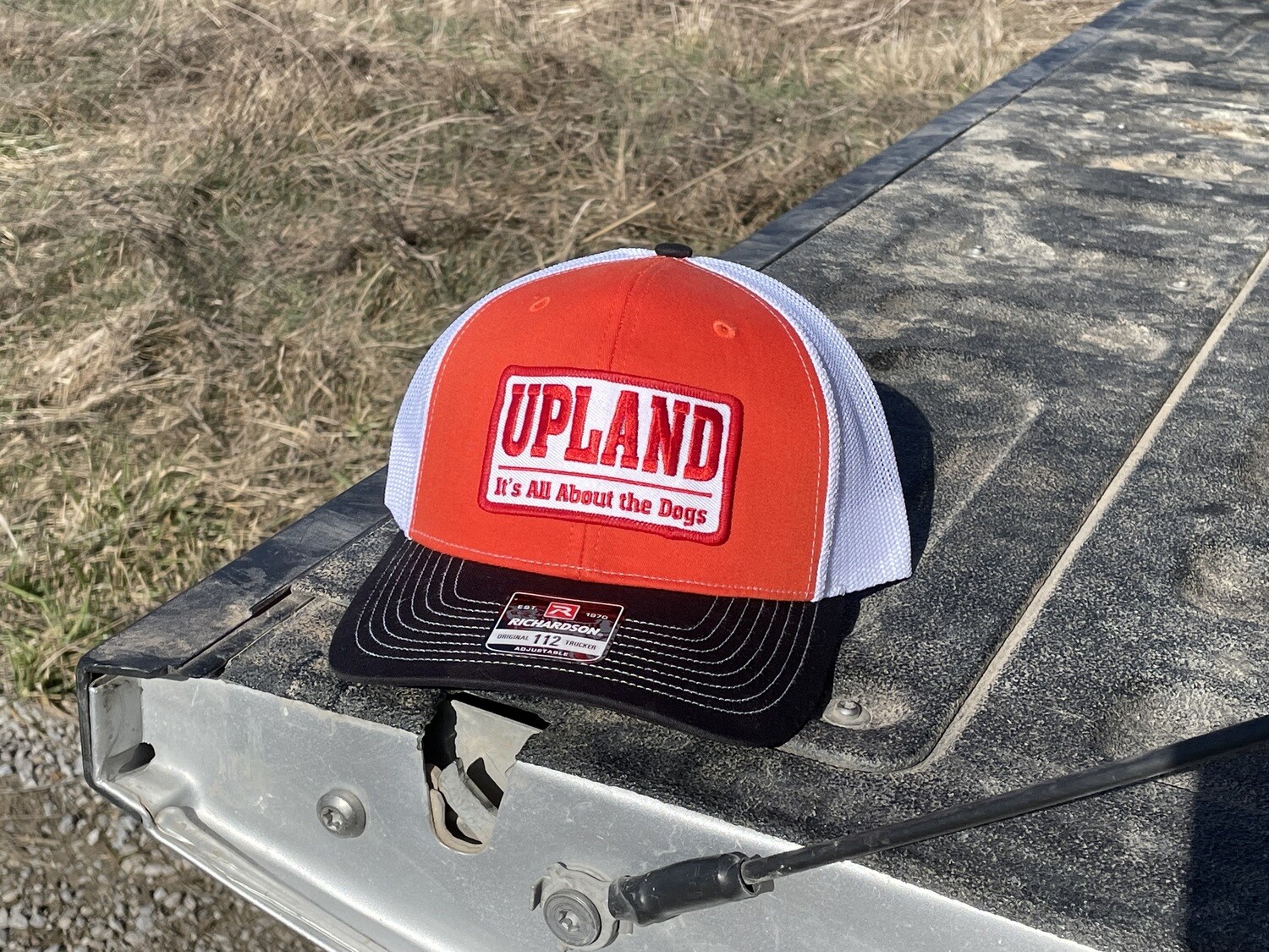 Orange White/Black Cap