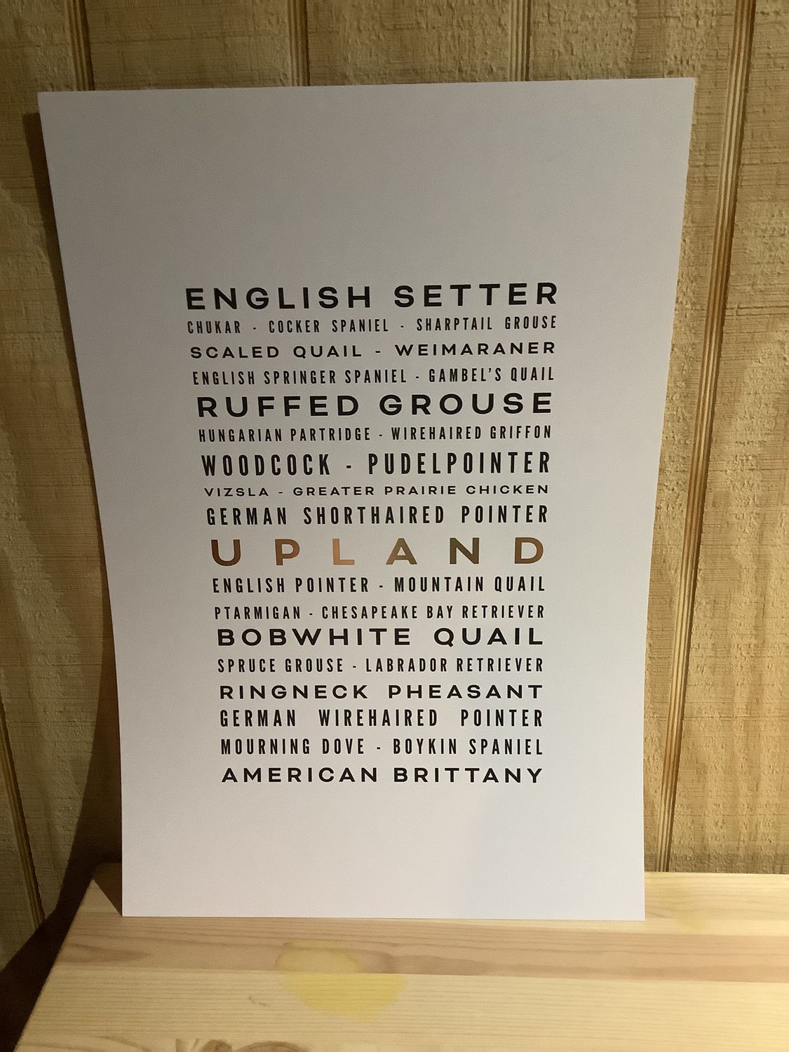 Upland Print Unframed