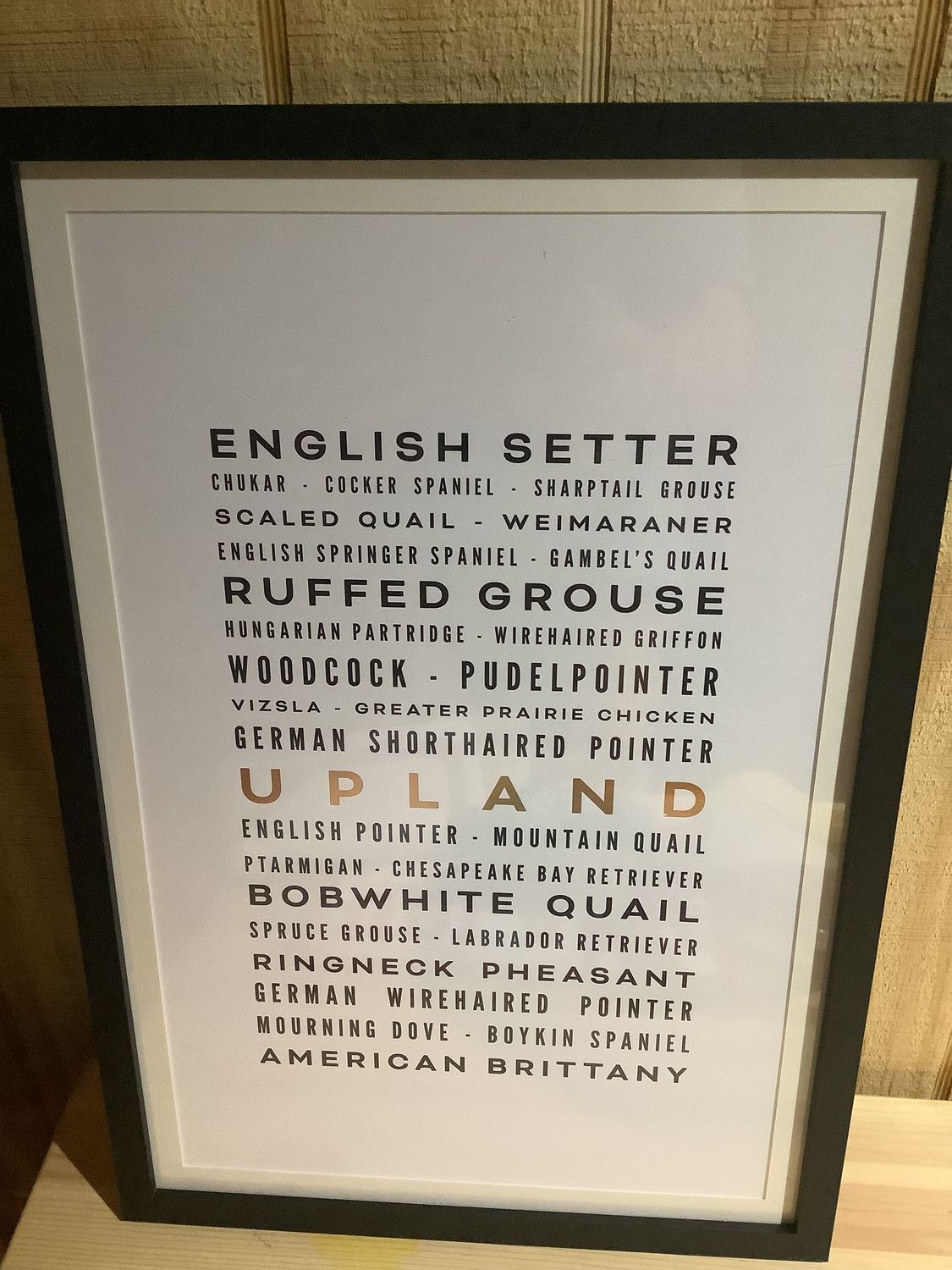 Upland Print Framed