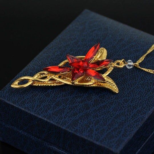 Arwen Evenstar Princess Necklace Cubic Zirconia