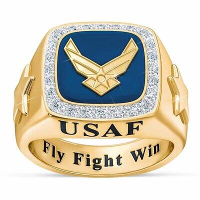 US AirForce Class Ring; Graduation Gift, Military Souvenir