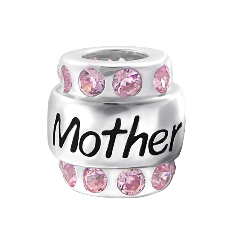 Mother/Sister/Daughter Sterling Silver Beads/Charm for European Bracelet