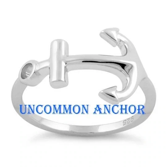 Sterling Silver Anchor Ring