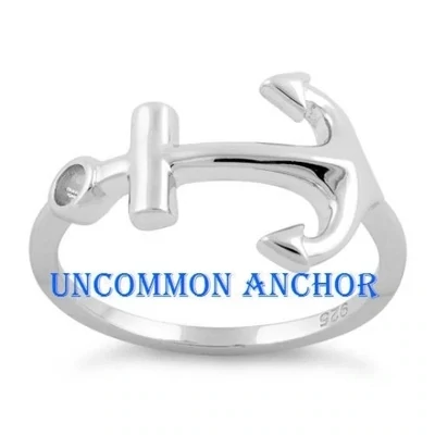 Sterling Silver Anchor Ring Sterling Silver Anchor Ring