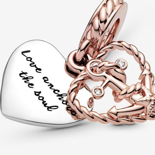 Love anchors the soul pandora charm discount