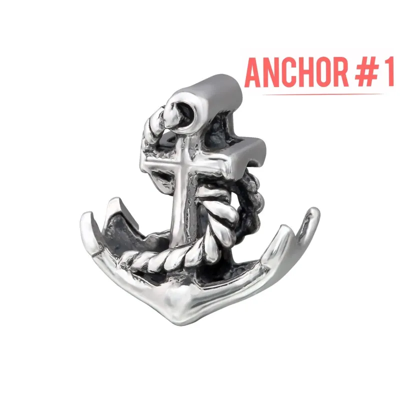 Nautical Anchor Beads ,Fits European Charm Bracelet 925 Sterling Silver DIY bracelets Nautical Anchor Beads ,Fits European Charm Bracelet 925 Sterling Silver DIY bracelets
