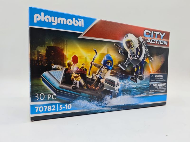 PLAYMOBIL 70782 City Action Polizei-Jetpack: Festnahme des Kunsträubers