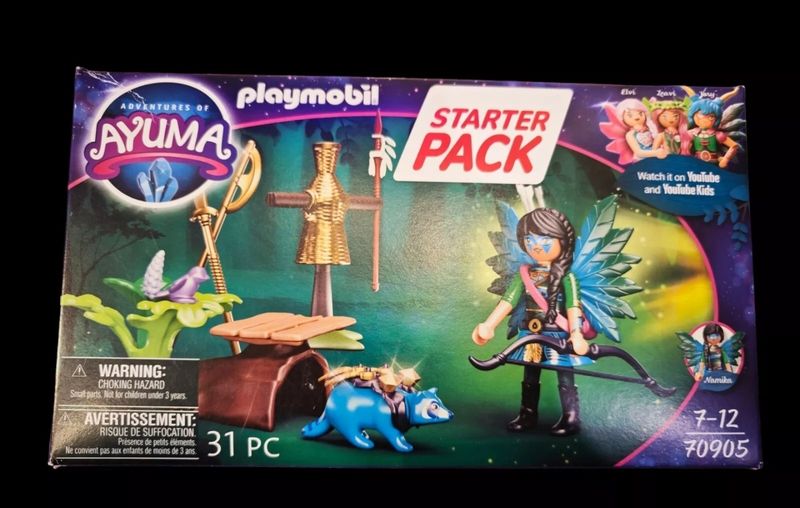 Playmobil Ayuma 70905 Starter Pack Knight Fairy Namika mit Waschbär