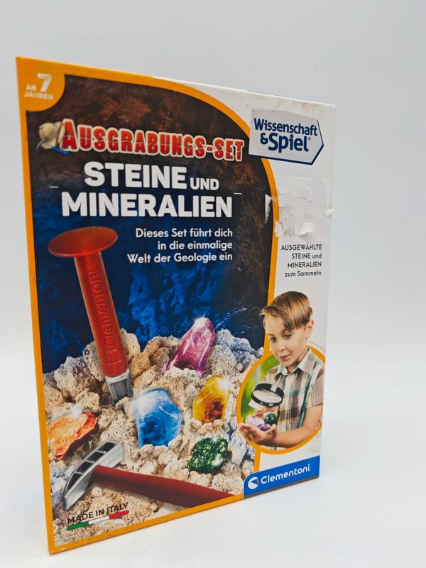 Clementoni ausgrabungsset Steine und Mineralien