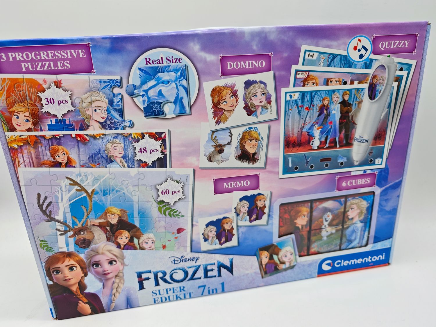 Clementoni - 18110 – Super Edukit 7 in 1 – Disney Die Eiskönigin