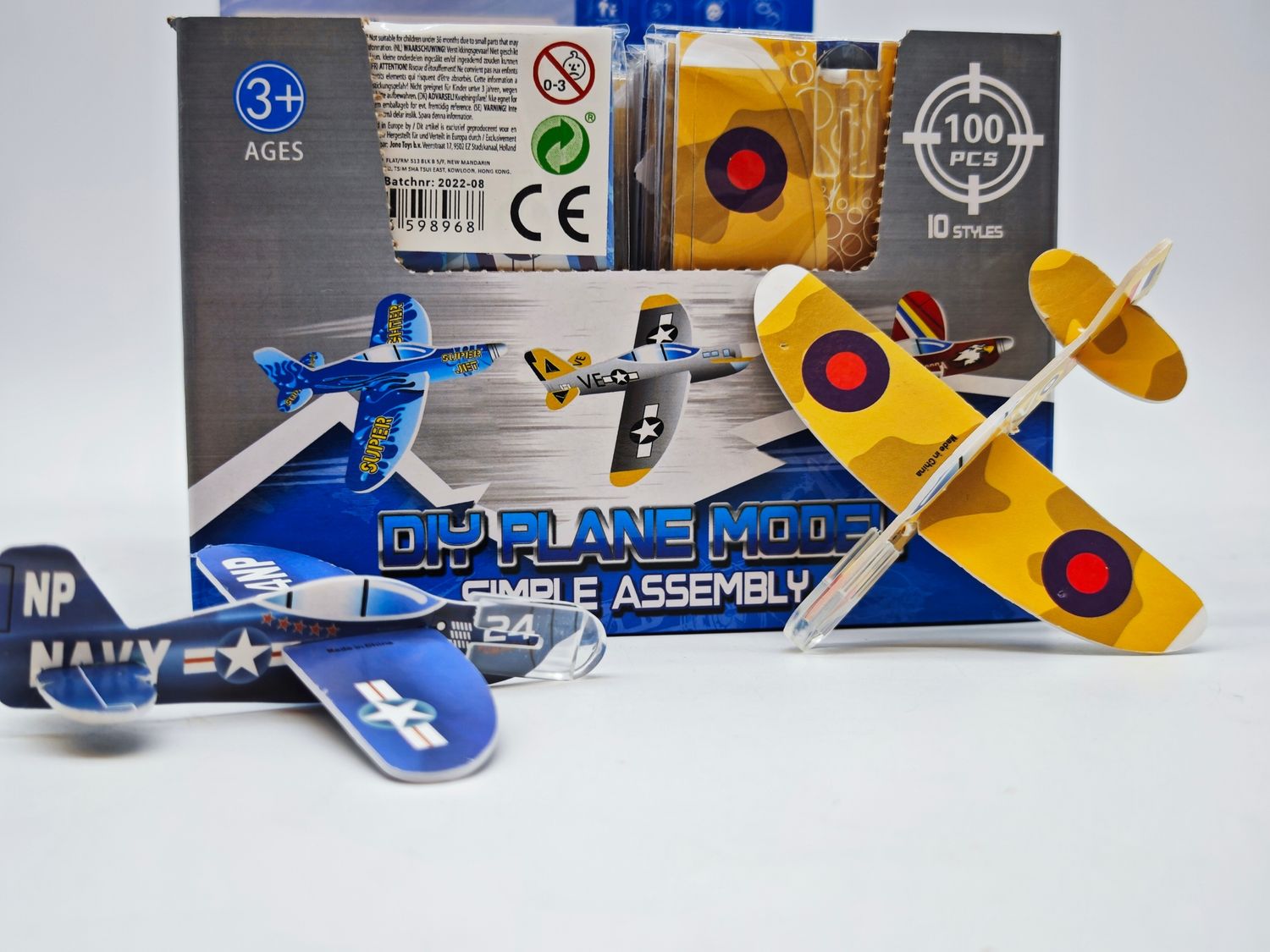 Flugzeug papierflieger 2er set